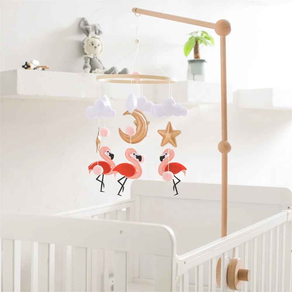 Mobile bébé doux amusant Flamant Rose SweetDreams