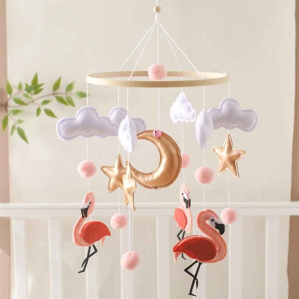 Mobile bébé doux réconfortant Flamant Rose SweetDreams