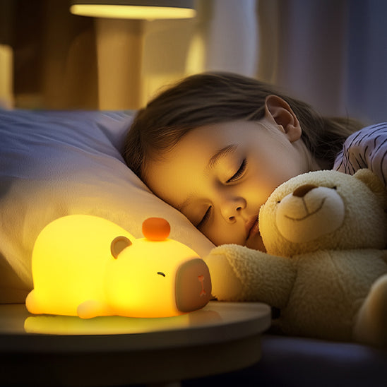 Veilleuse bébé douce apaisante Capybara CapyLumière