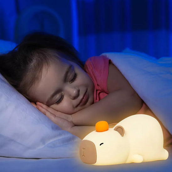 Veilleuse bébé douce réconfortante Capybara CapyLumière
