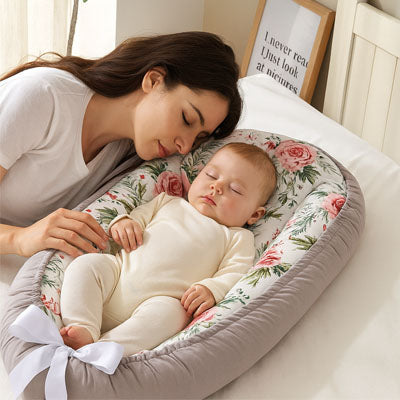 Berceau Bébé sommeil paisible NidPortableBébé Fleurs