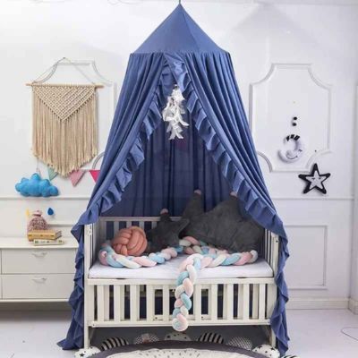Ciel de lit bebe sommeil confortable réparateur DreamyNest Bleu Marine