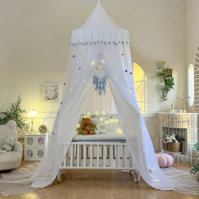 Ciel de lit bébé sommeil paisible TwinkleNest Blanc