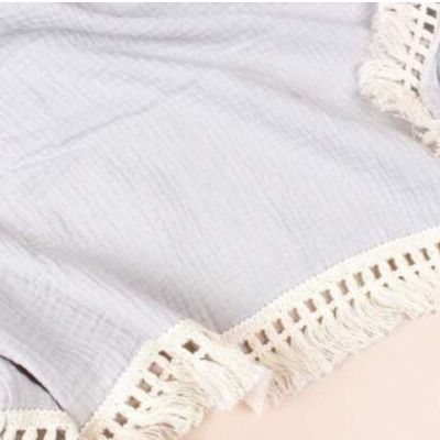 Couverture Bebe douce enveloppante BabyBlanket Gris