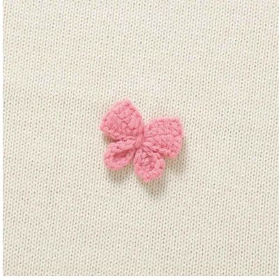 Couverture bébé douce tricot Papillune