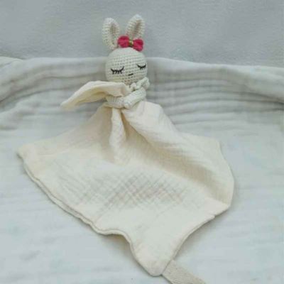Doudou bebe doudou fait main lapin Cozy Crochet Friends
