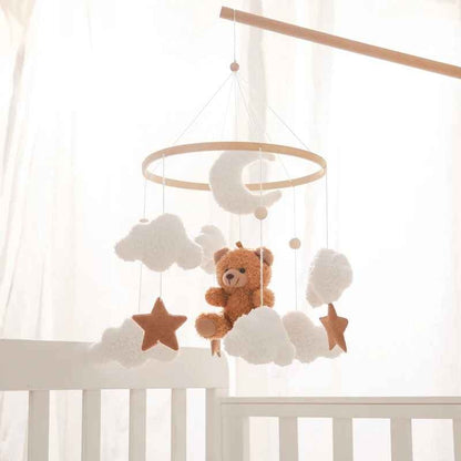 Mobile bébé apaisant réconfortant Ours Marron Éveil Douceur