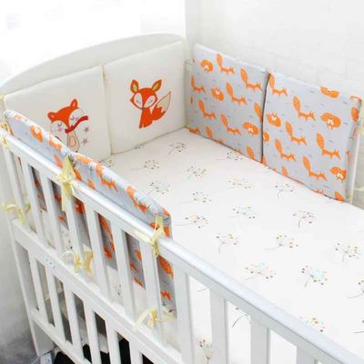 Tour de lit bébé rassurant réconfortant Renard Coton Bio