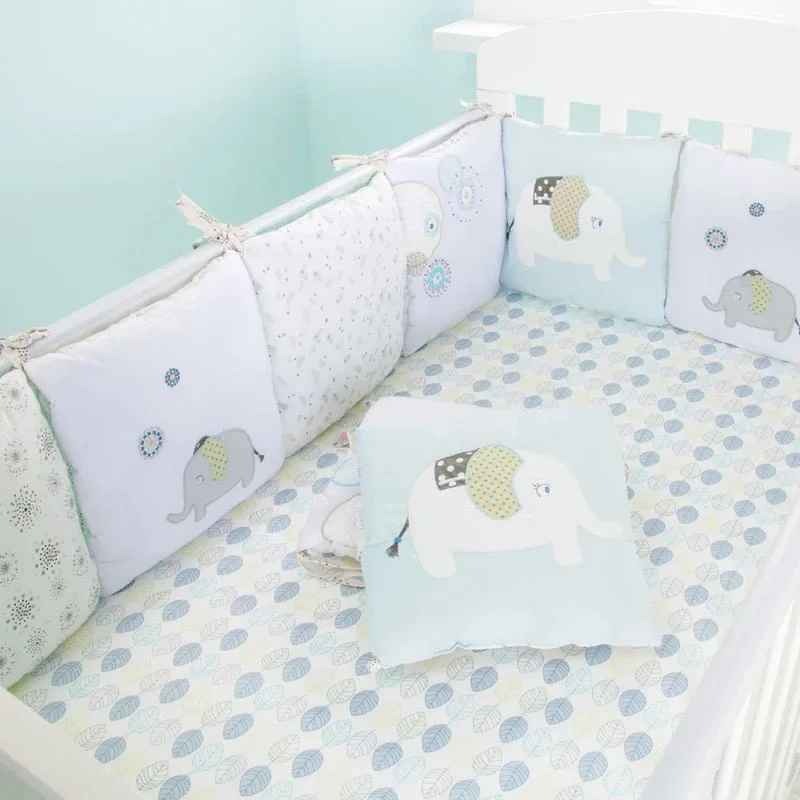 Tour de lit doux apaisant Éléphant Coton Bio