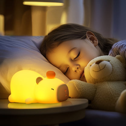 Veilleuse bébé douce apaisante Capybara CapyLumière