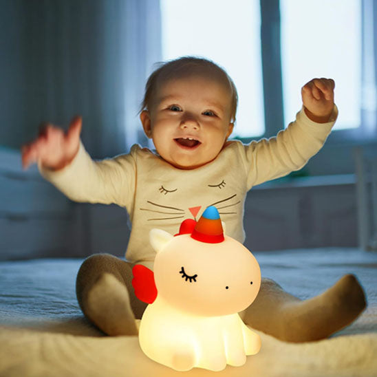 Veilleuse bébé douce chaleureuse Lueur de Licorne