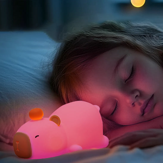 Veilleuse bebe douce couleur changeante Capybara CapyLumière