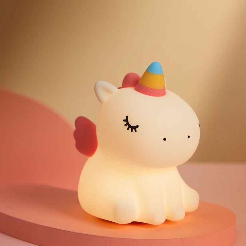Veilleuse bébé douce mignonne Lueur de Licorne