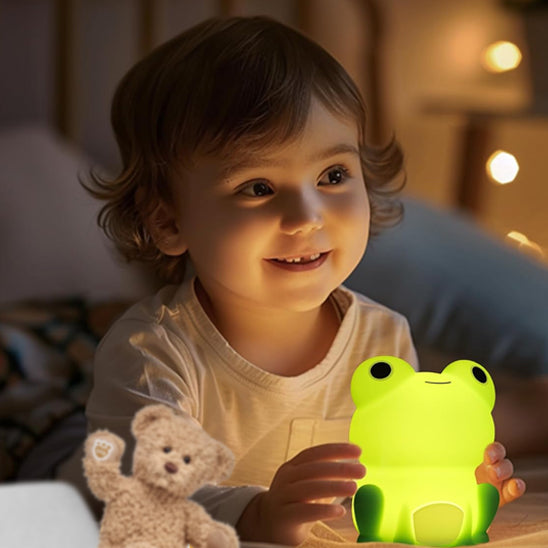 Veilleuse bébé douce mignonne Veillante Grenouille