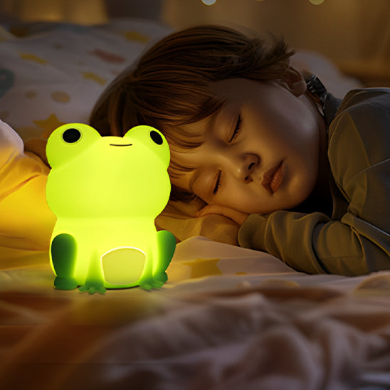 Veilleuse bebe douce pour sommeil serein Veillante Grenouille
