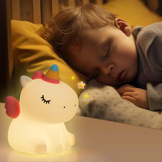Veilleuse bébé douce réconfortante Lueur de Licorne