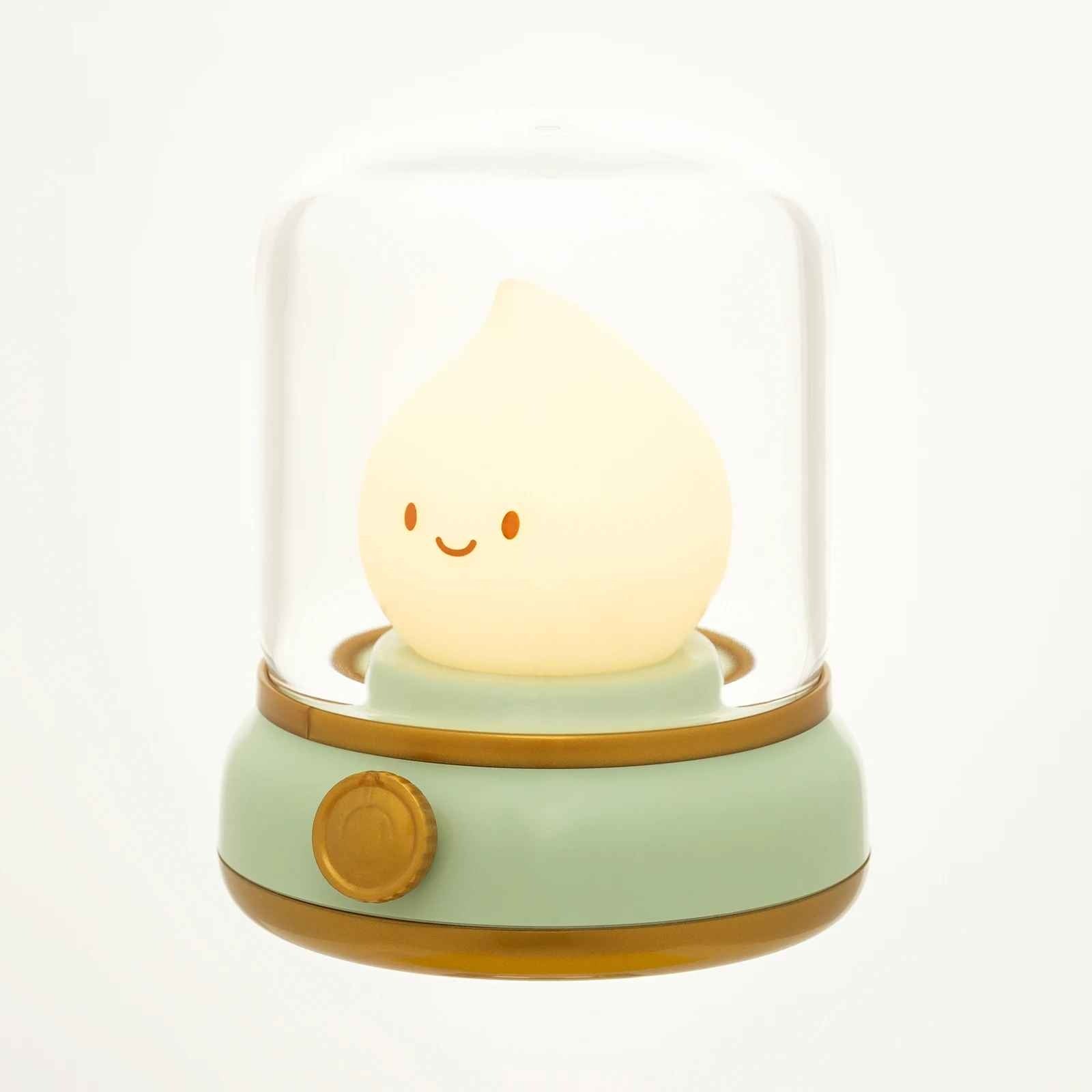 Veilleuse bébé lumière douce verte BougieFlamme
