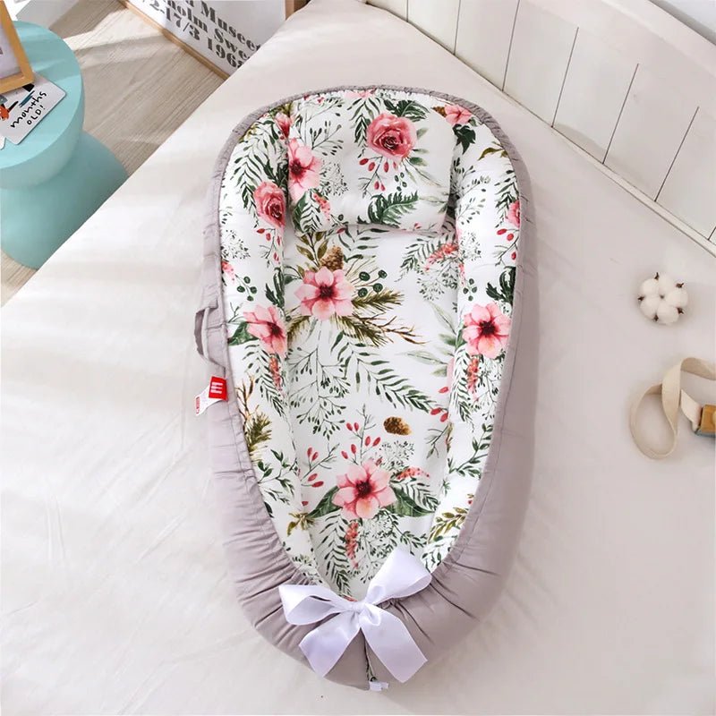 Berceau bébé confortable nidportablebébé fleurs