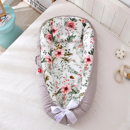 Berceau bébé confortable nidportablebébé fleurs