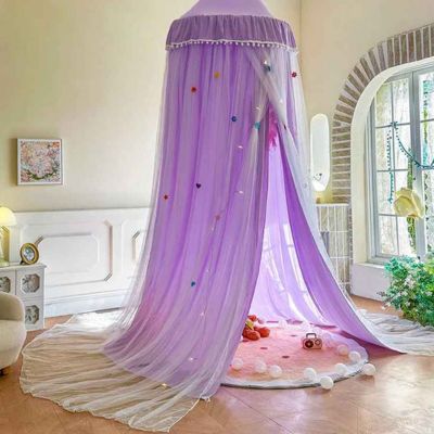 Ciel de lit bébé coin douillet twinkle nest violet