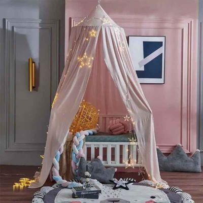 Ciel de lit sommeil serein Dôme Rose Claire