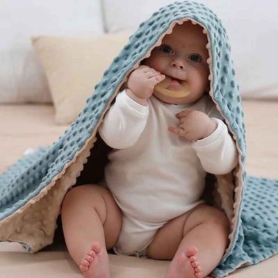 Couverture bébé douce couvre bébé assit Douillette