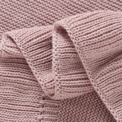 Couverture bébé douce détail Nuage Tricoté