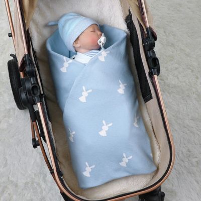 Couverture bébé douce lapin tricot sommeil paisible Lapinou Douillet
