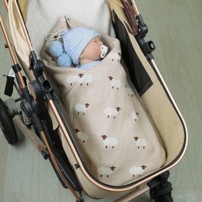 Couverture bébé douce mouton sommeil paisible dans poussette Sheepy
