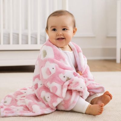 Couverture bebe douillette éléphanteau douceur