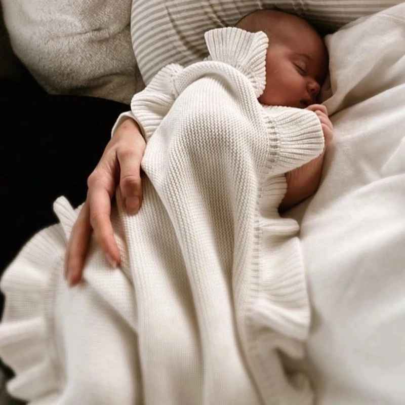 Couverture bébé | Maille Nature™ - Mon doux bébé