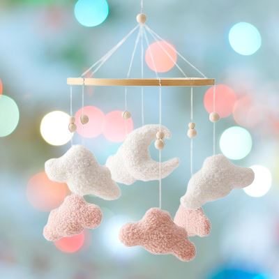 Mobile pour Bébé - WoodenCribBell™ - Nuages - Mon doux bébé