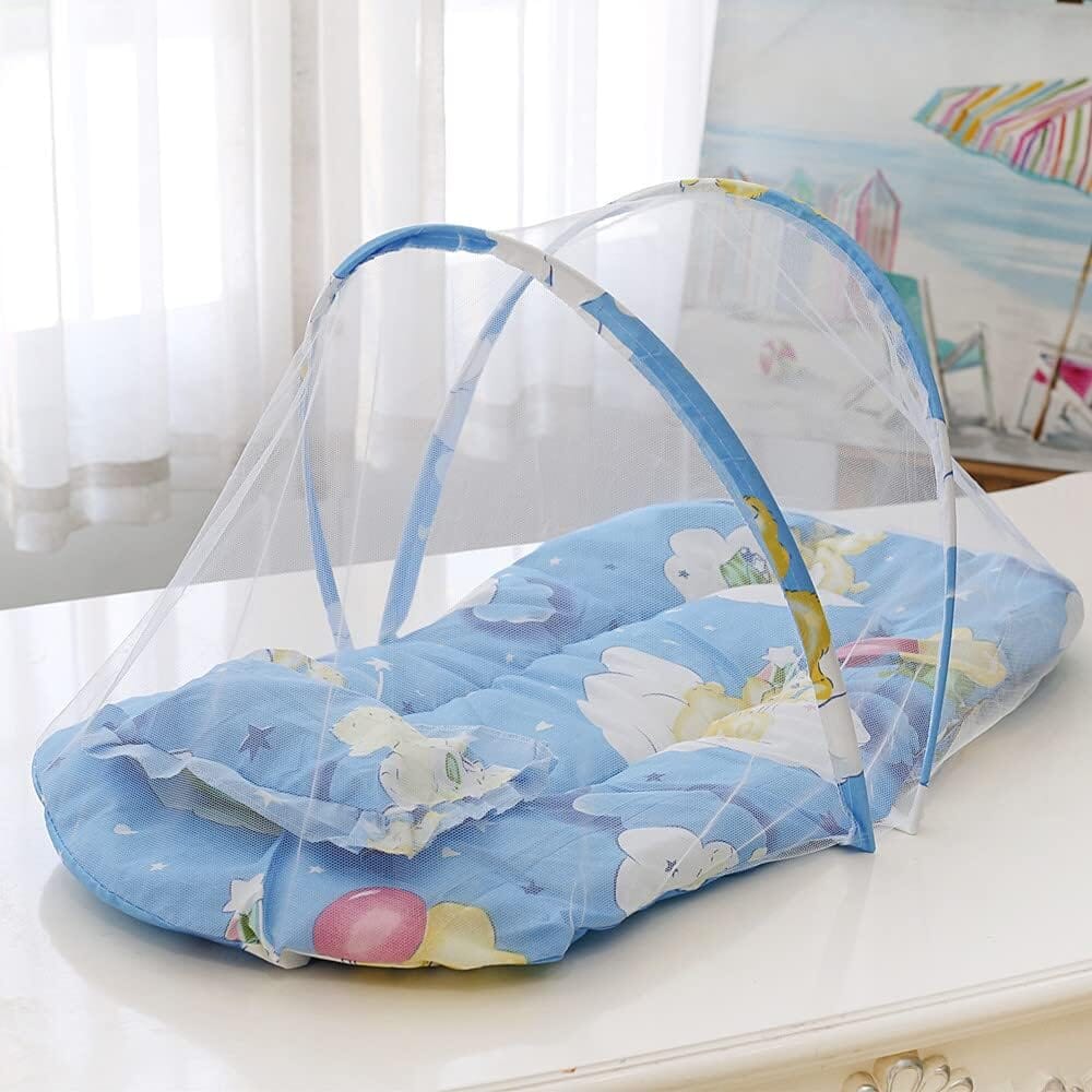Moustiquaire Lit Bébé - SleepNest™ - Bleu - Mon doux bébé